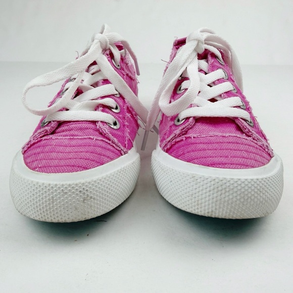 Blowfish Malibu Vivid Sneakers Pink Floral Embroidery Size 6 - Picture 4 of 11